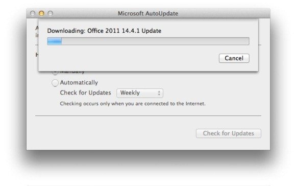 office updates for mac