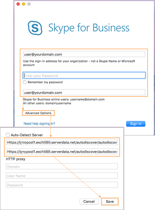 skype for business online mac